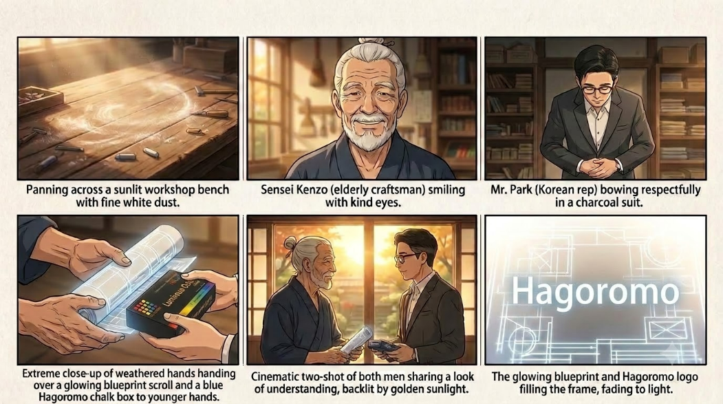 하고로모분필 브랜드 스토리 영상 화면 캡처 1